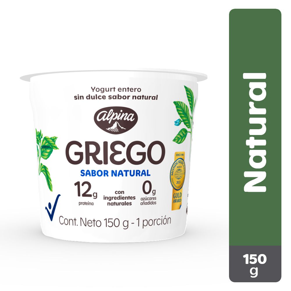 Yogurt griego ALPINA natural (141  ml)