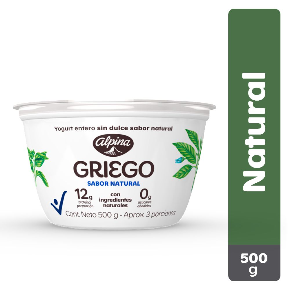 Yogurt griego ALPINA natural (471  ml)