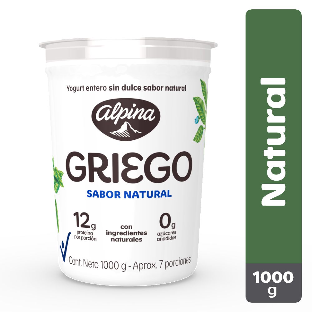 Yogurt griego ALPINA natural (942  ml)