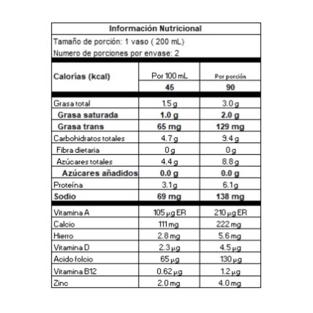 Leche PARMALAT fortificada uht (400  ml) img #2