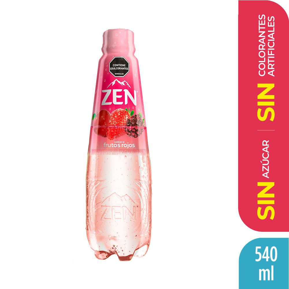 Agua con gas ZEN frutos rojos sin azúcar (540  ml) img #1