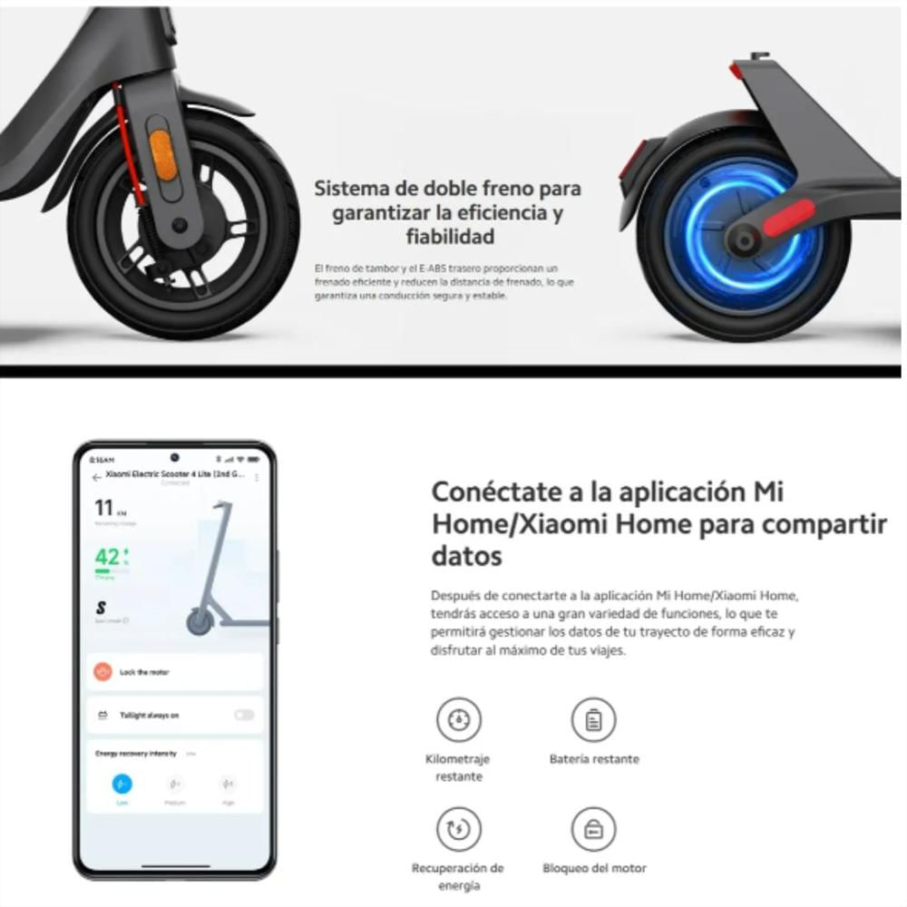 Patineta Eléctrica 4 Lite (2Nd Generación) Xiaomi img #5