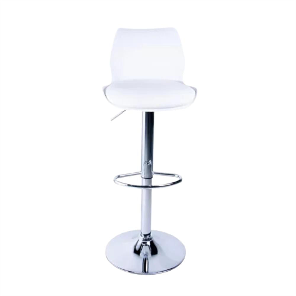 Silla De Bar Alta Color Blanco img #1
