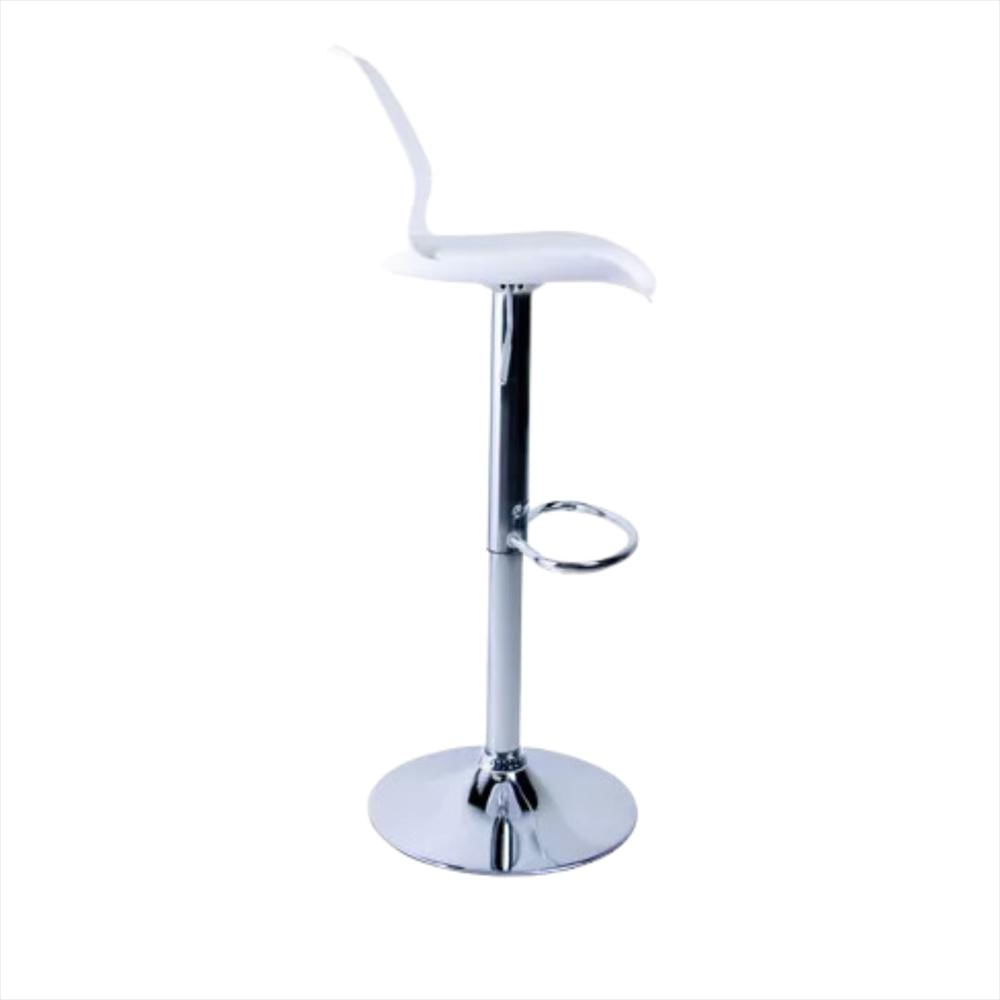 Silla De Bar Alta Color Blanco img #2