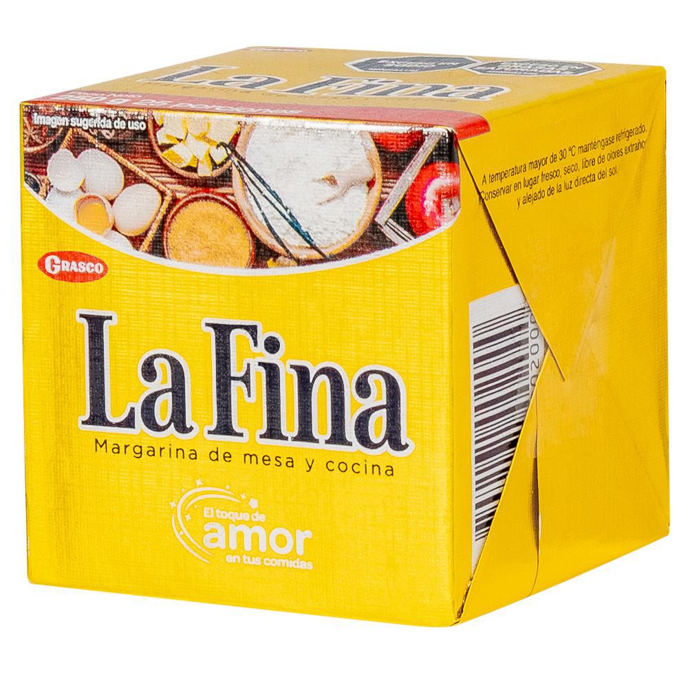 Margarina LA FINA mesa y cocina (250  gr)