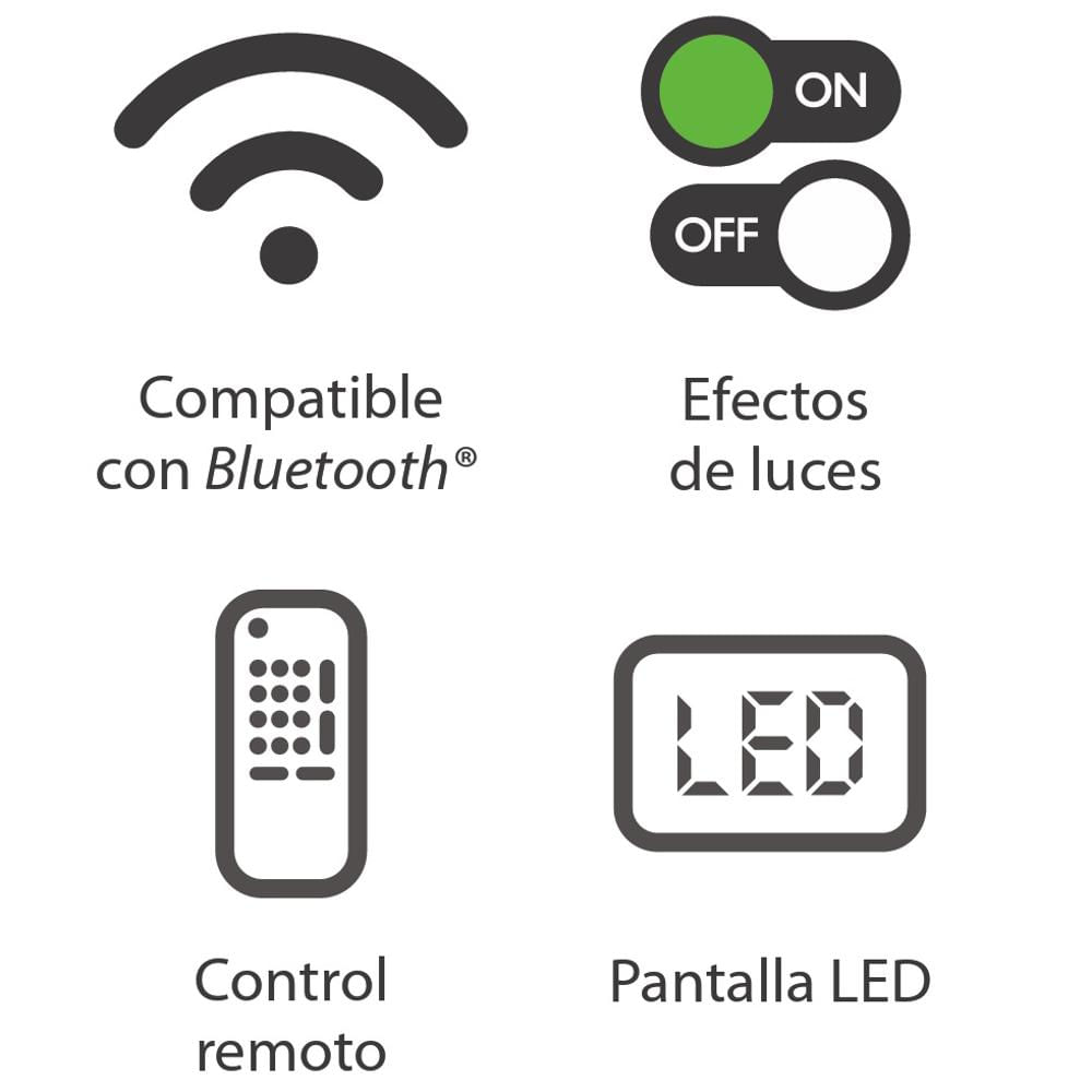 Sistema De Parlantes Klip Xtreme Blufusion 56W Con Bluetooth Usb Sd Auxiliar Fm img #3