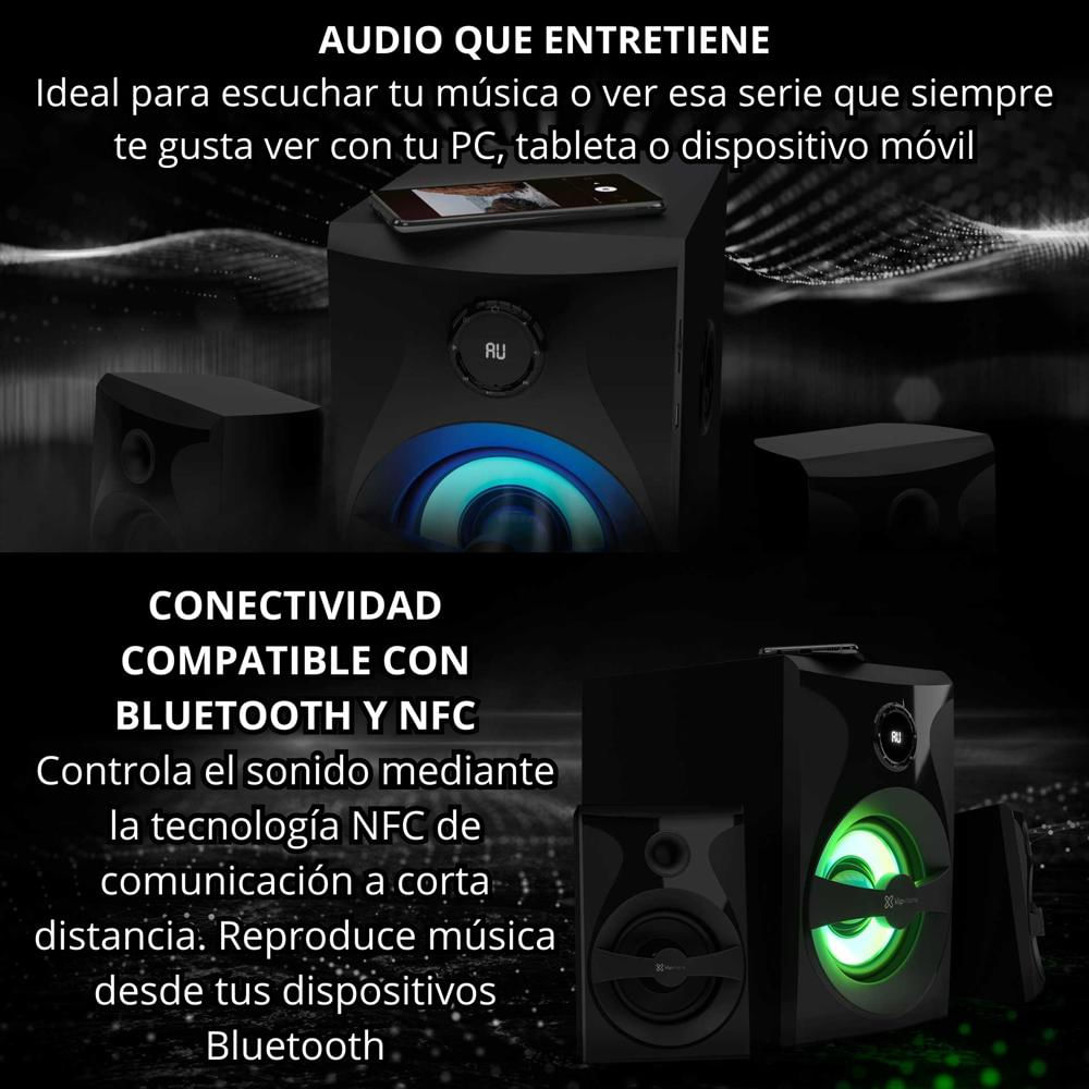 Sistema De Parlantes Klip Xtreme Blufusion 56W Con Bluetooth Usb Sd Auxiliar Fm img #5