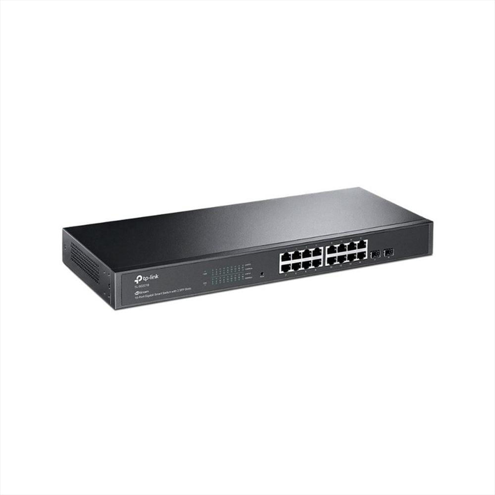 Switch Tp Link Smb Inteligente Jetstream Gigabit 16 Puertos Color Negro img #1