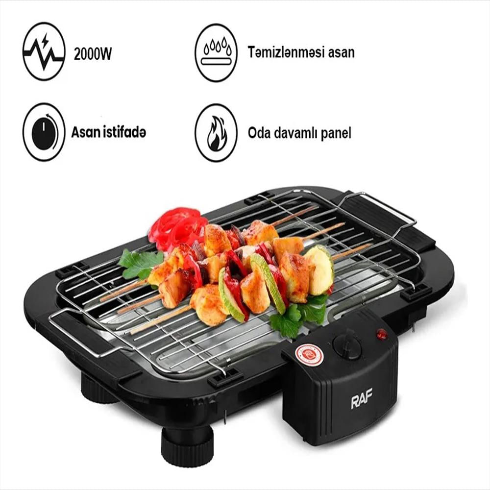 Parrilla Eléctrica Antiadherente Sin Humo Para Barbacoa img #2