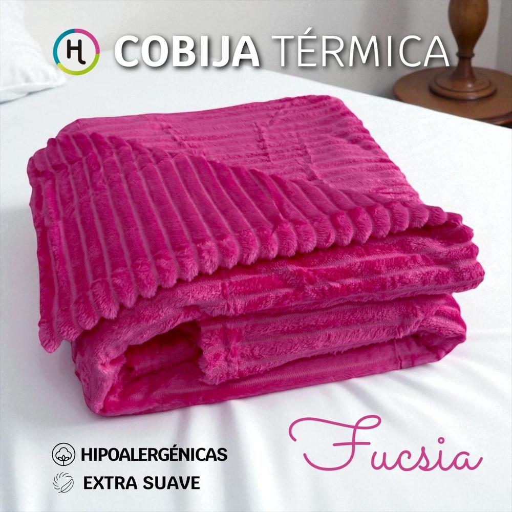 Cobija Térmica Acanalada Fucsia img #1