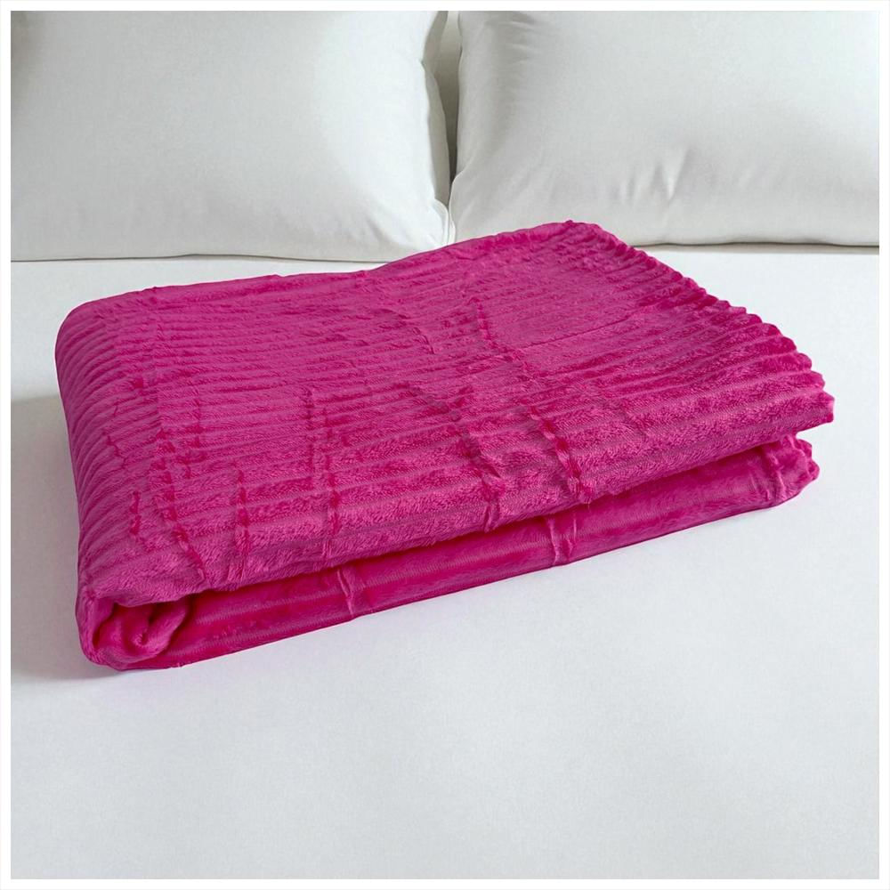 Cobija Térmica Acanalada Fucsia img #3