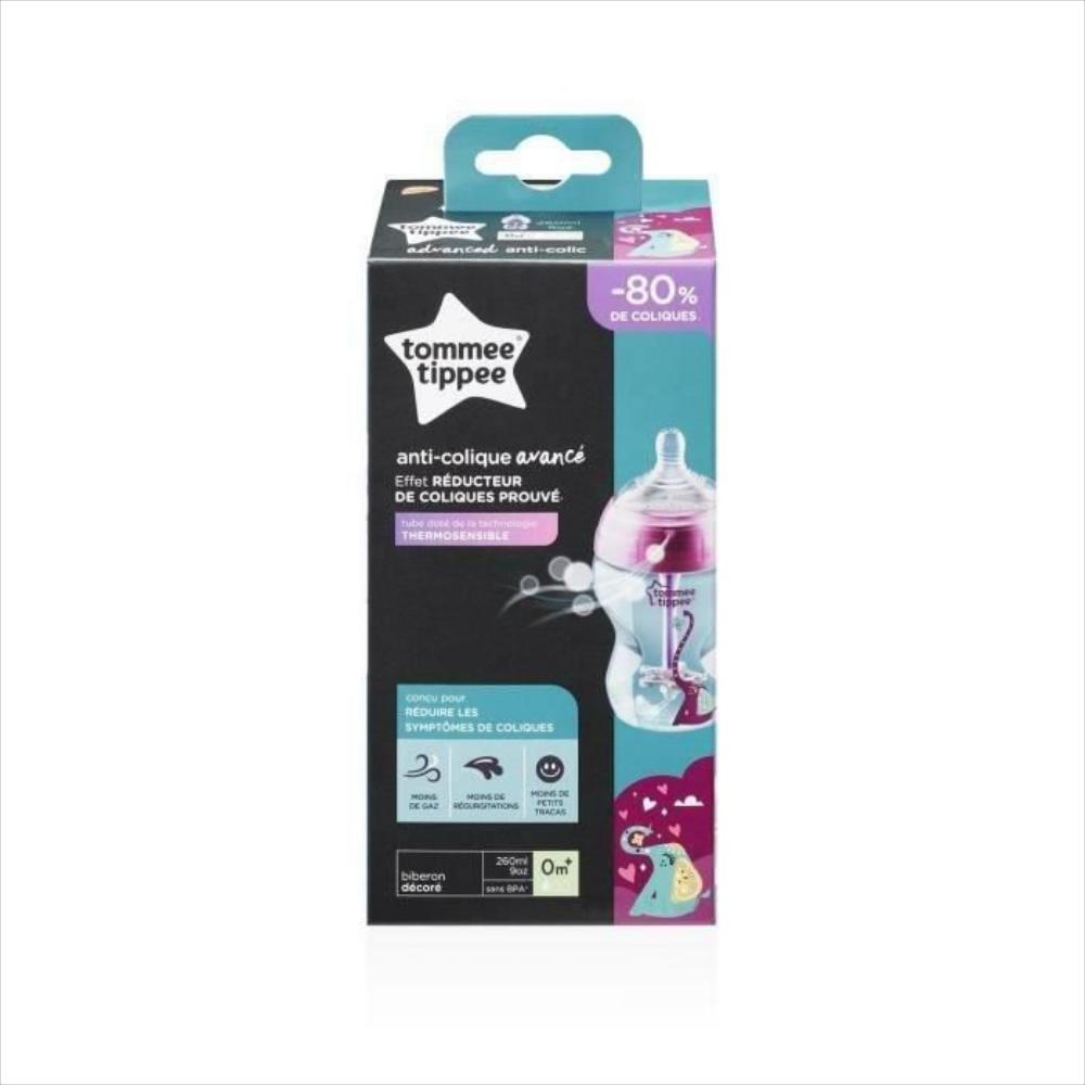 Tetero Anticólico Avanzado 260Ml Decorado Rosa img #2