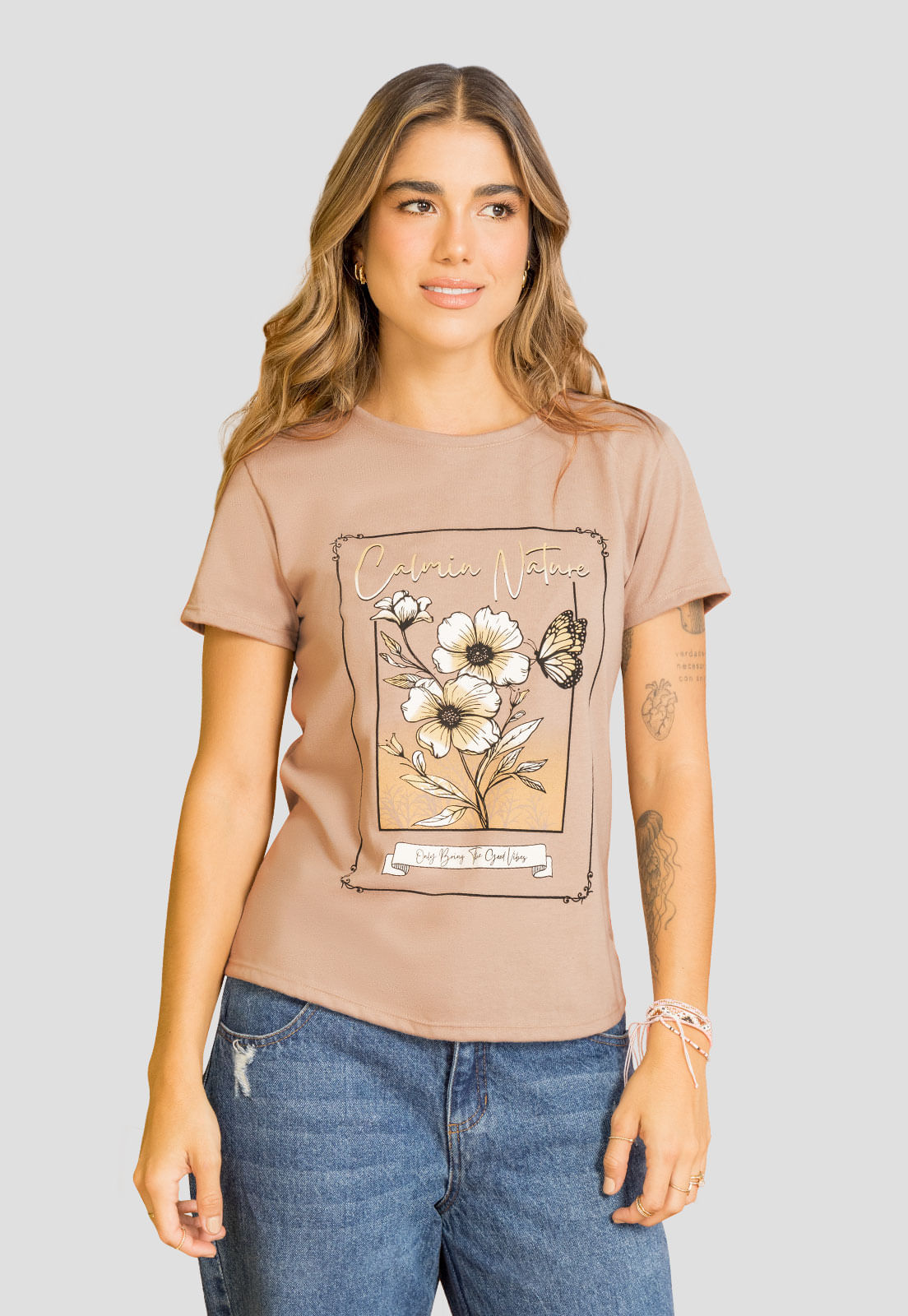 Camiseta Mujer Mocca Rutta 104028
