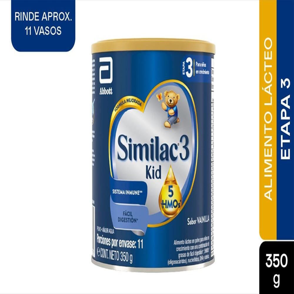 Alimento Lacteo Similac 3 Kid Vainilla 5Hmos Lat 1 Lat 350 G img #1