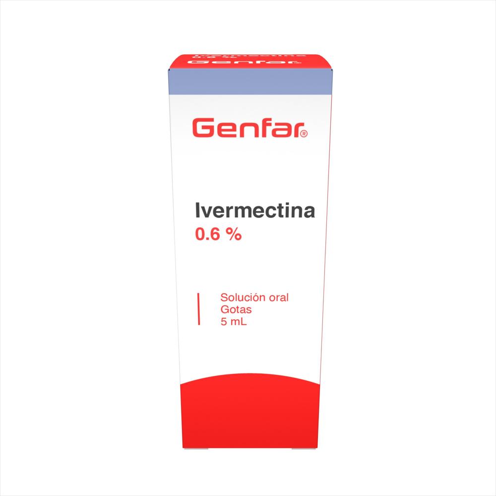 Ivermectina Genfar Ivermectina .6%/0 Sol/Got Oral Caj 1 Fra 5 Ml img #1