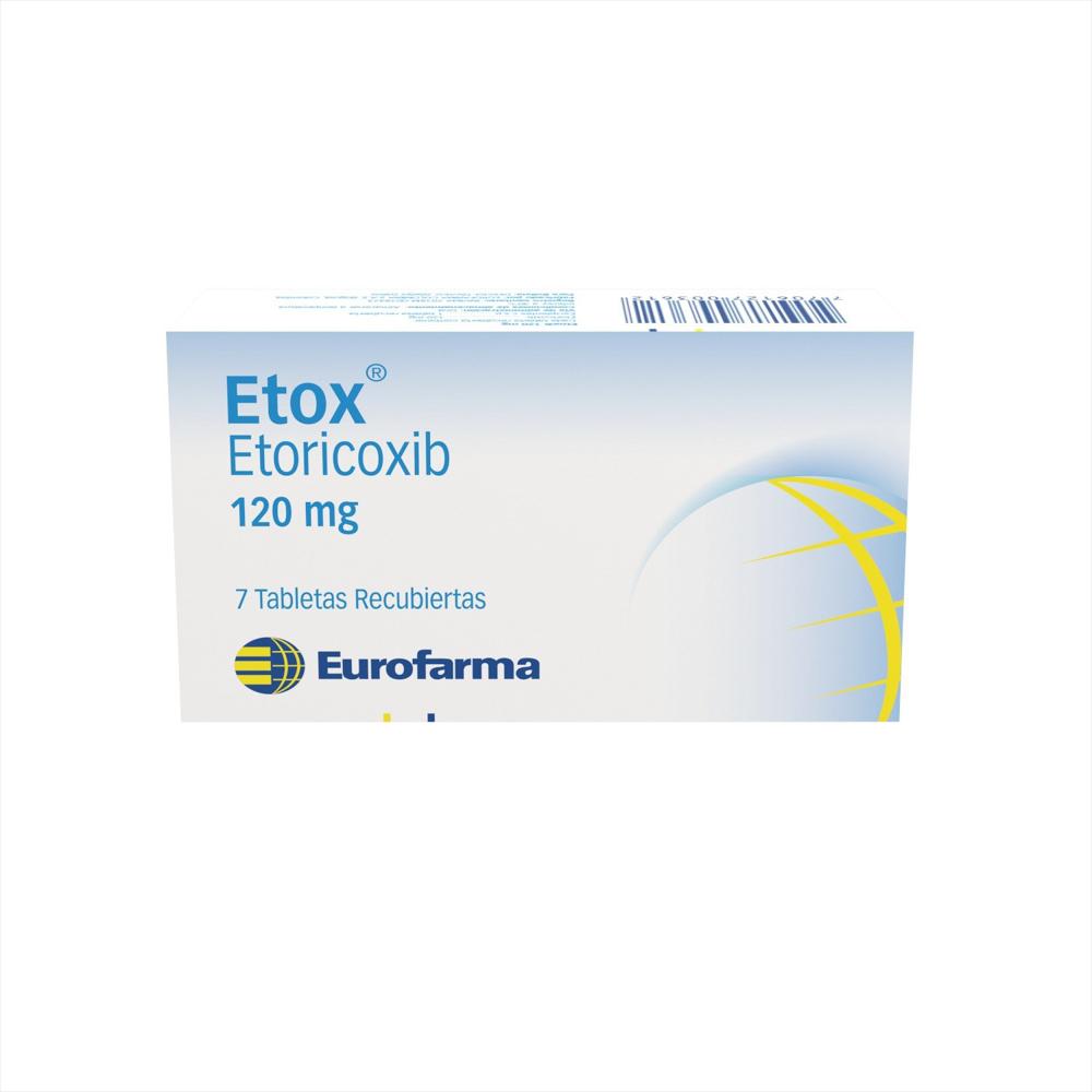Etox Etoricoxib 120Mg Tab Rec Oral Caj 7 Tab 1 U img #1