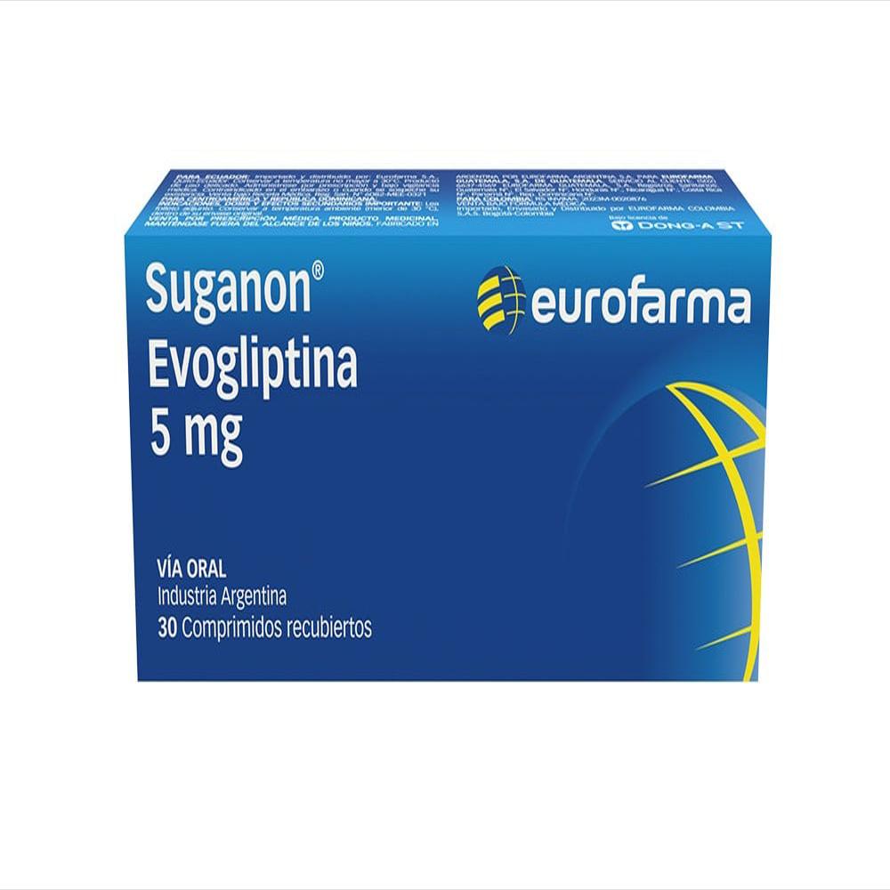 Suganon Evogliptina 5Mg Tab Rec Oral Caj 30 Tab 1 U img #1