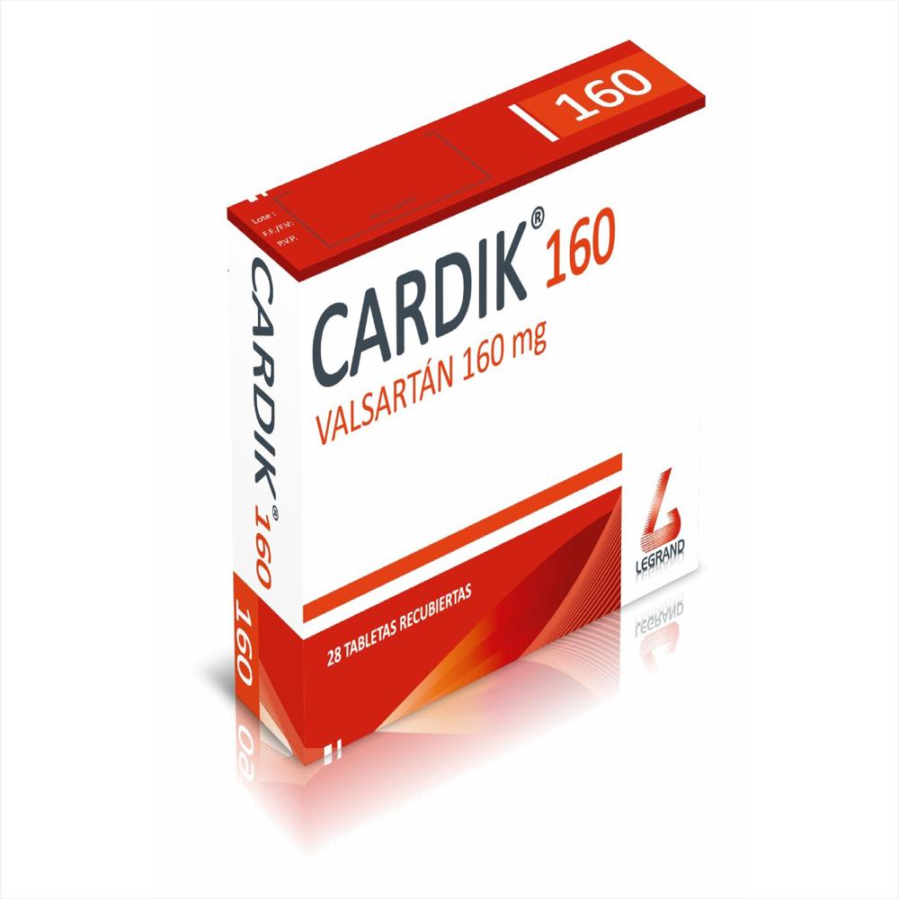 Cardik Valsartan 160Mg Tab Oral Caj 28 Tab 1 U img #1