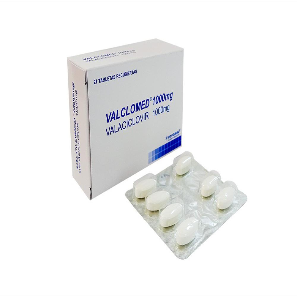 Valclomed Valaciclovir 1000Mg Tab Oral Caj 21 Tab 1 U img #1