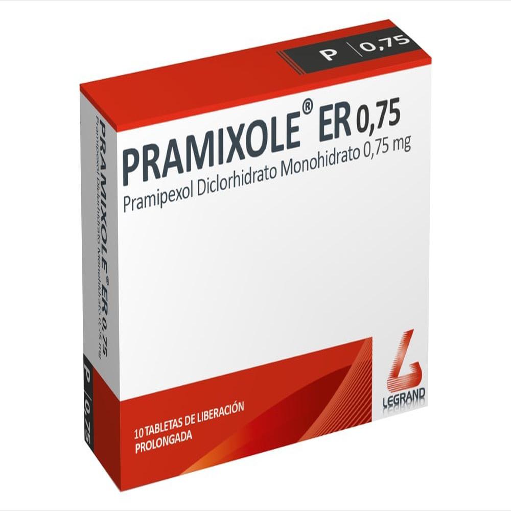 Pramixole Er Pramipexol .75Mg Tab Lpr Oral Caj 10 Tab 1 U img #1