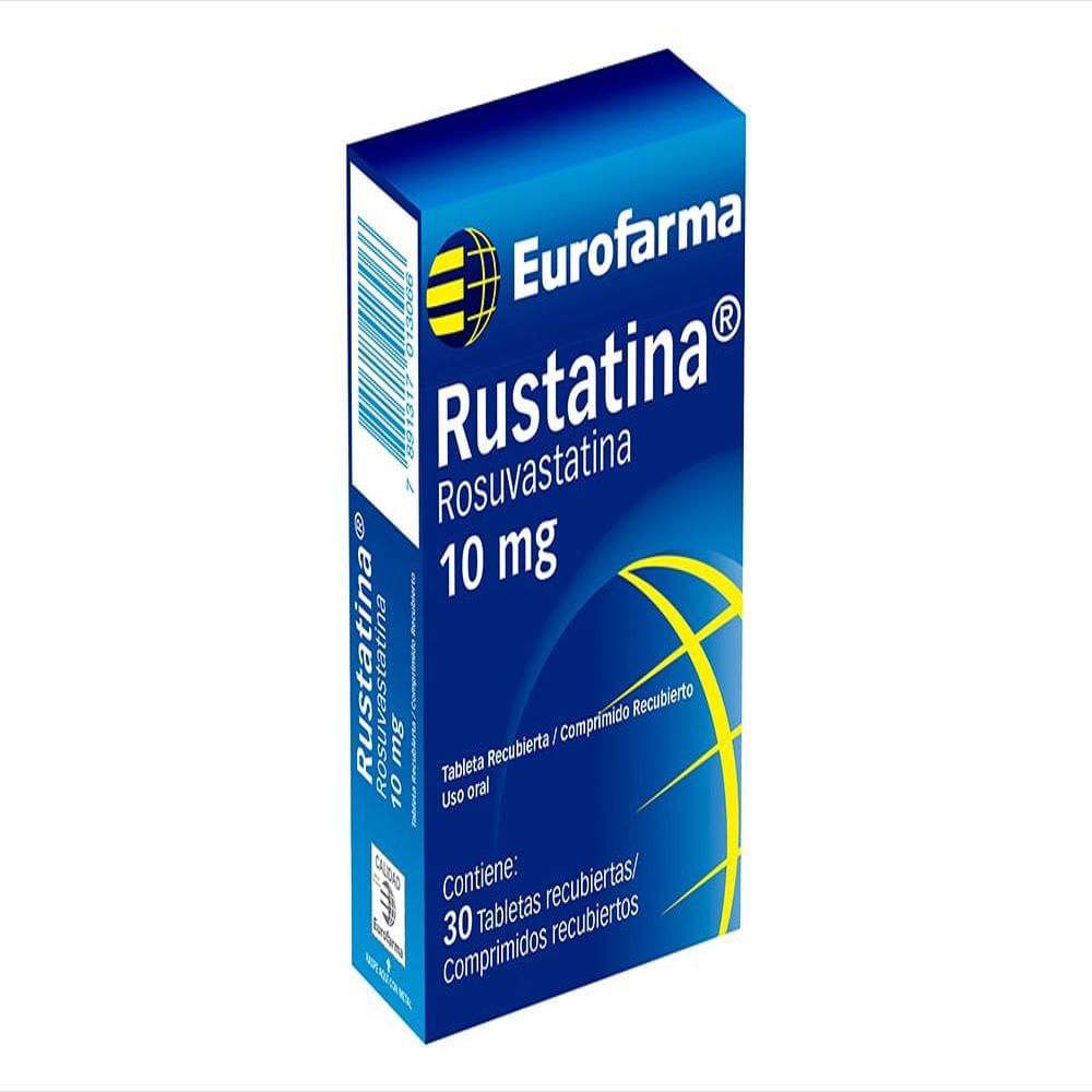 Rustatina Rosuvastatina 10Mg Tab Rec Oral Caj 30 Tab 1 U img #1