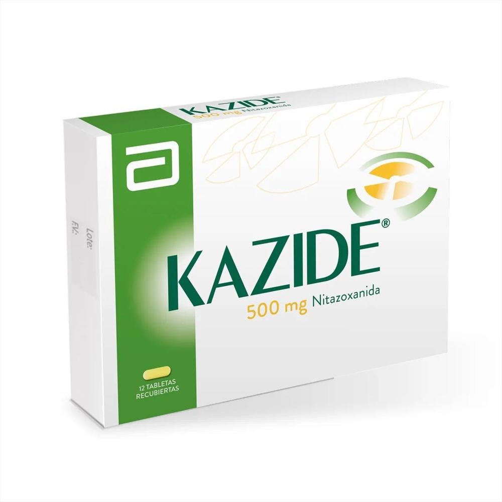 Kazide Nitazoxanida 500Mg Tab Oral Caj 12 Tab 1 U img #1