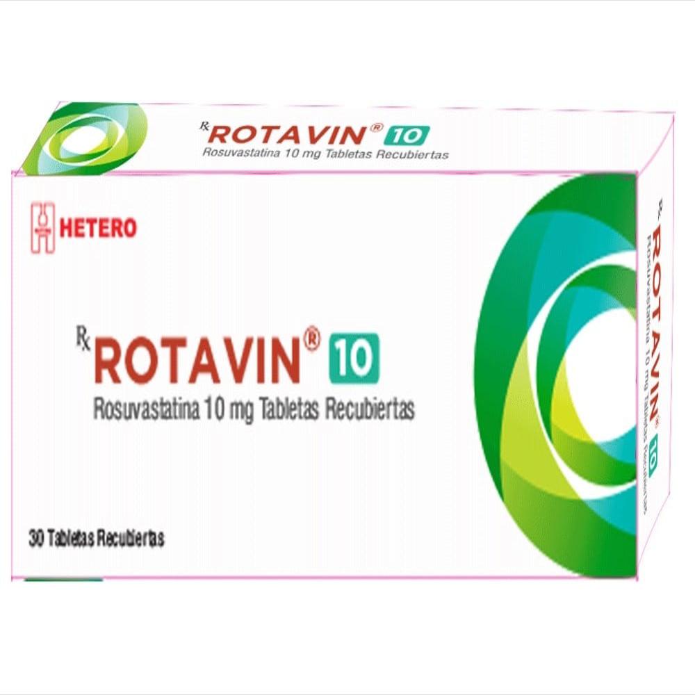 Rotavin Rosuvastatina 10Mg Tab Rec Oral Caj 30 Tab 1 U img #1