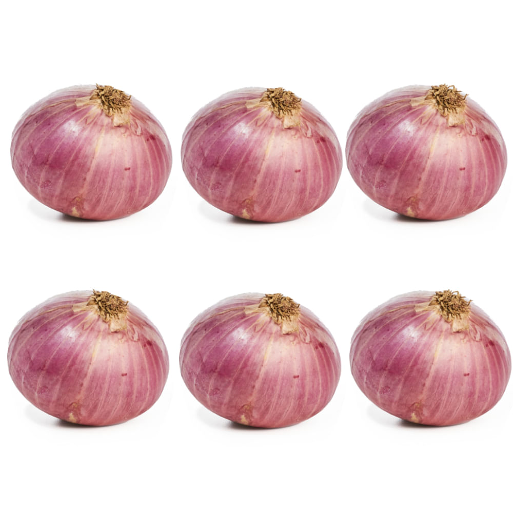 6 x Cebolla Roja