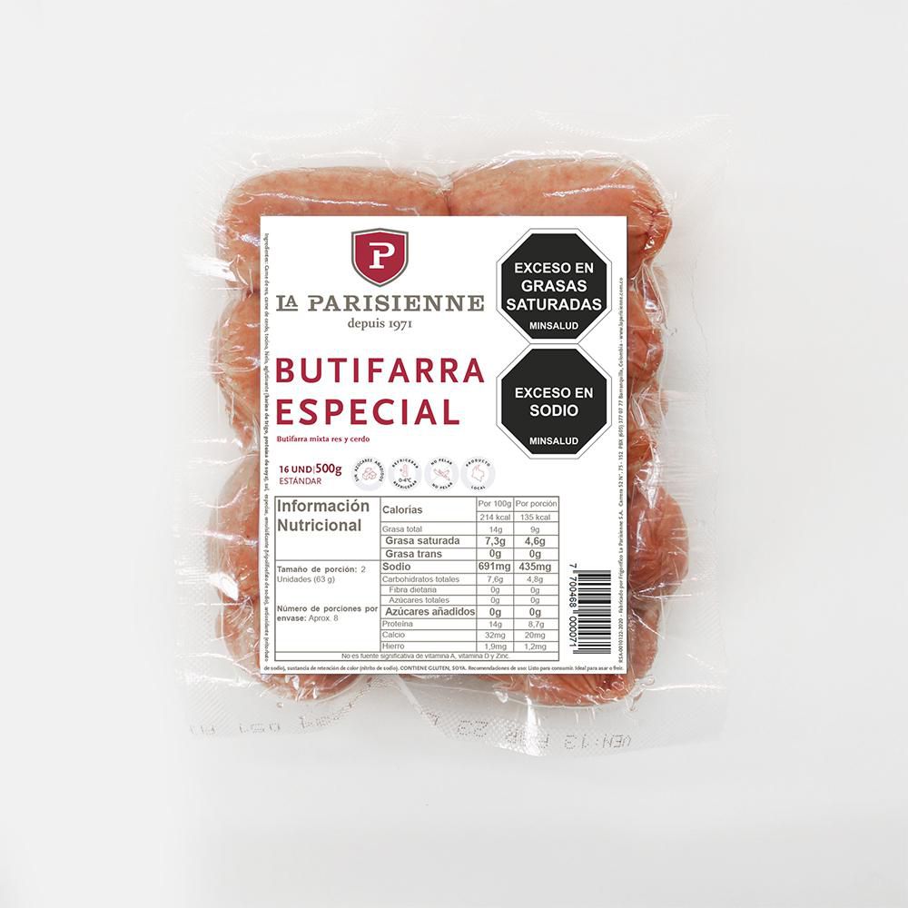Butifarra PARISIENNE especial (500  gr)
