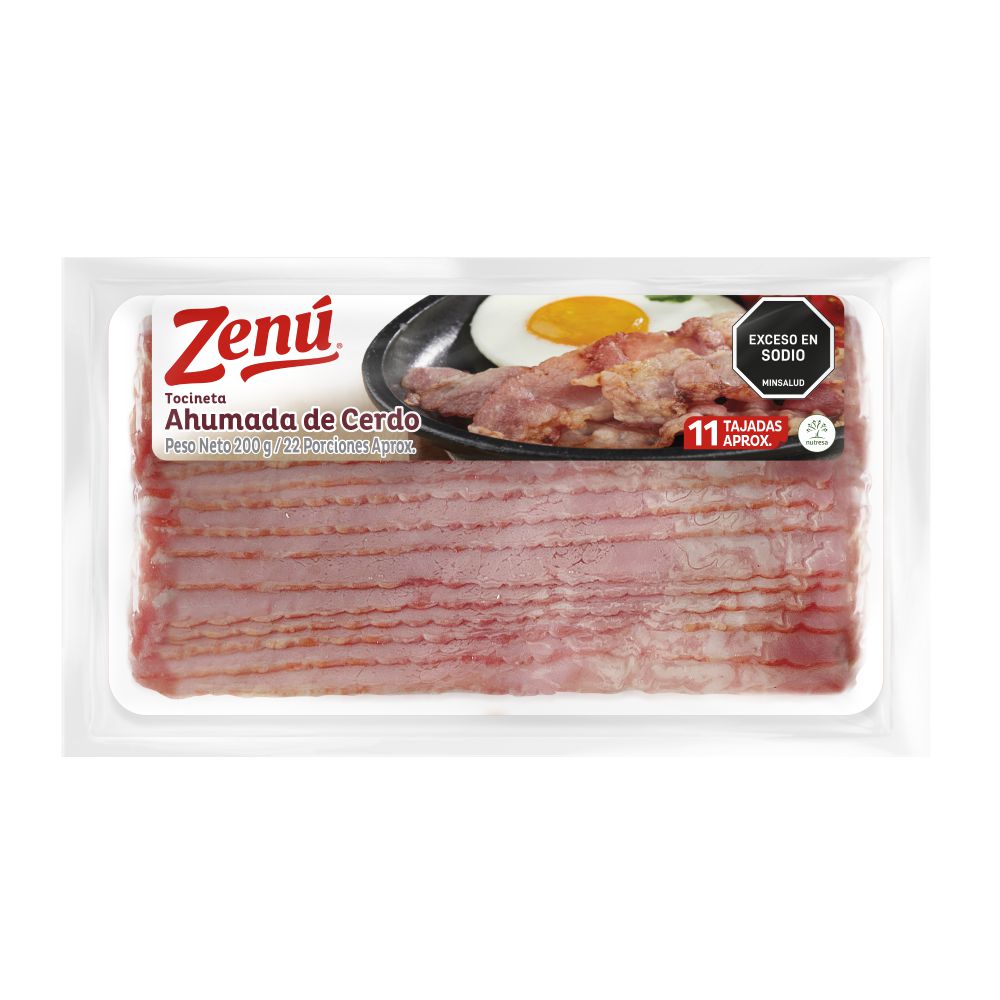 Tocineta ZENU ahumada (200  gr)