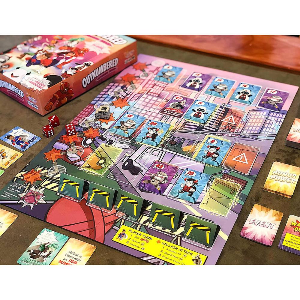 Juego De Mesa Outnumbered Heroes Improbables img #3