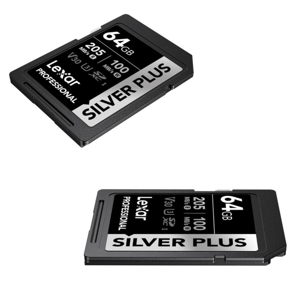 Memoria Lexar Sdxc Silver Plus Uhs I V30 64Gb / 205Mbps img #2