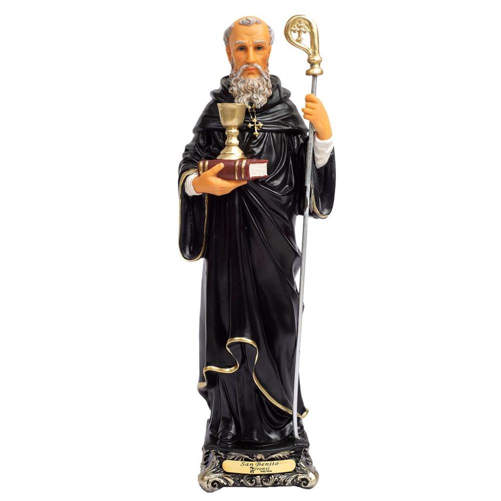 San Benito De 40 Cm Firenzi Angelus En Marmolina img #1