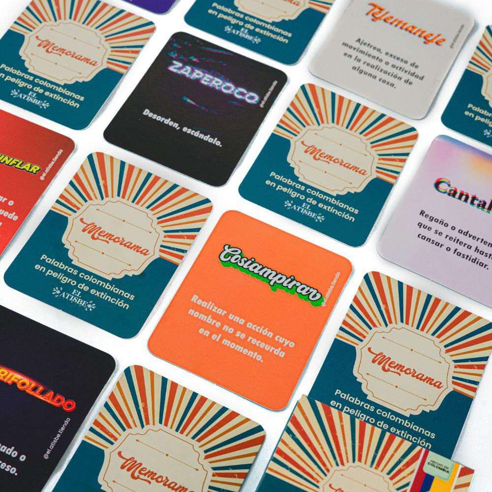 Juego De Memoria Palabras Colombianas img #2