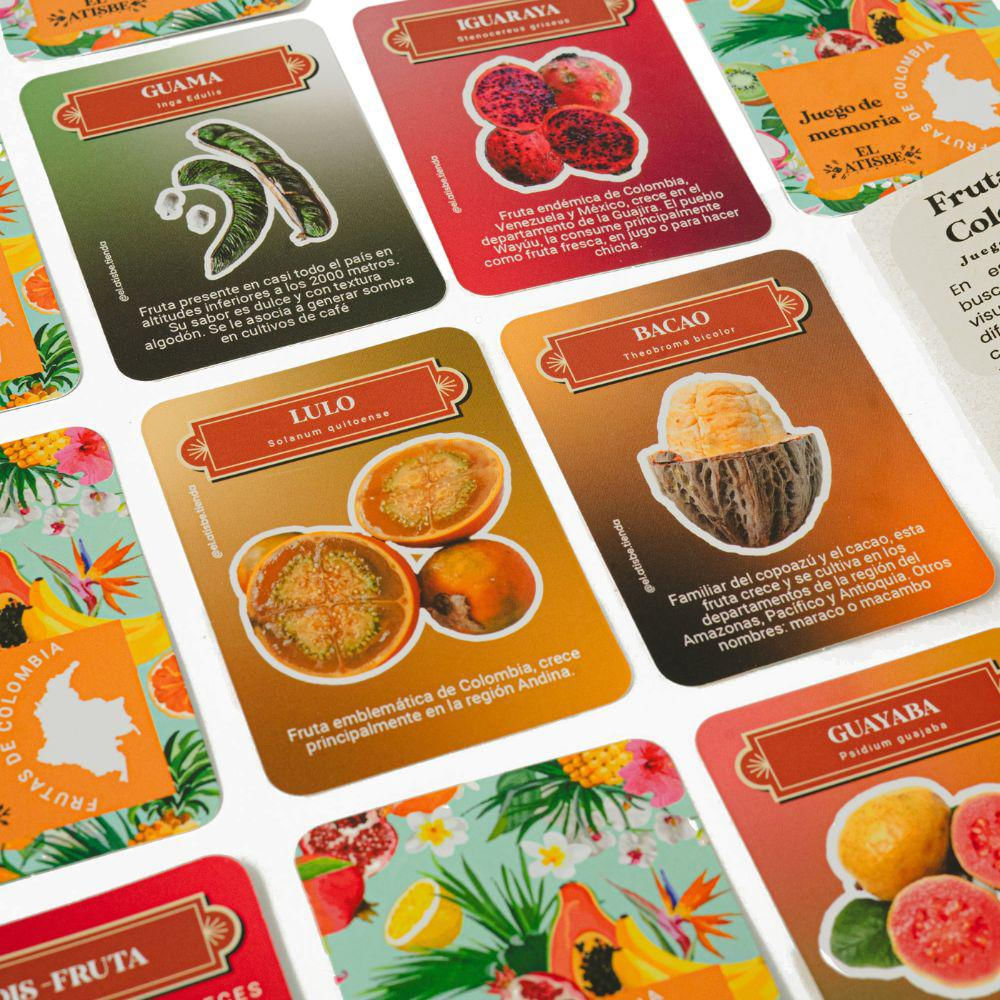 Juego De Memoria Frutas Colombianas img #2