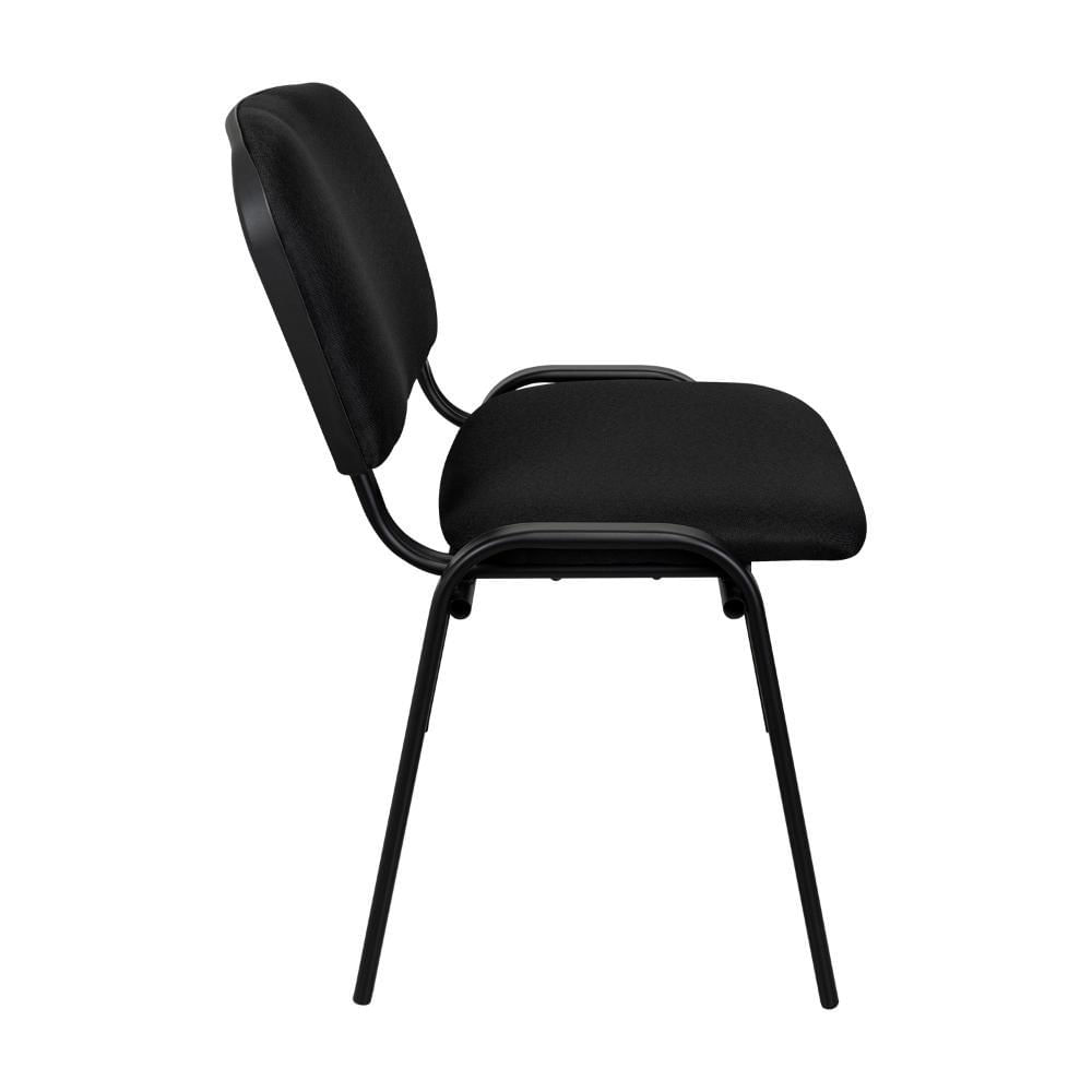Silla Interlocutora, Negro, Con Espaldar Y Diseño Sencillo Sin Brazo img #3