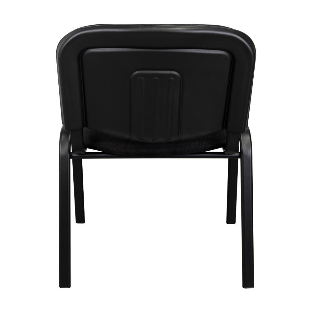 Silla Interlocutora, Negro, Con Espaldar Y Diseño Sencillo Sin Brazo img #4