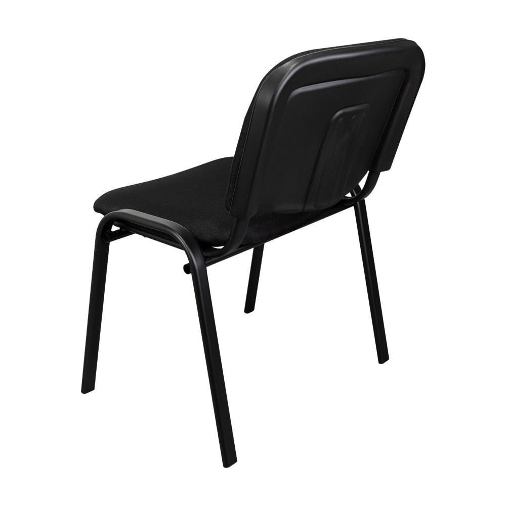 Silla Interlocutora, Negro, Con Espaldar Y Diseño Sencillo Sin Brazo img #5
