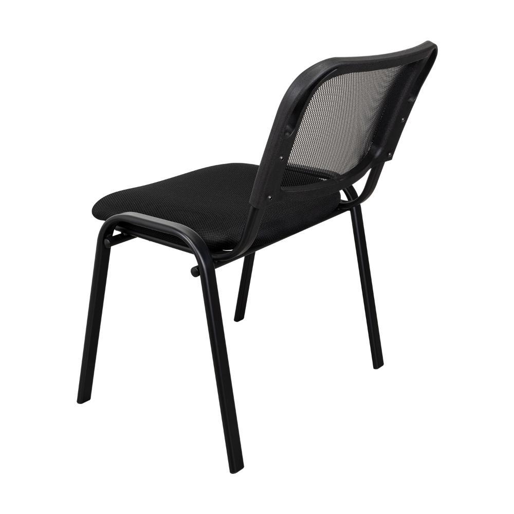 Silla Interlocutora, Negro, Con Espaldar Y Diseño Sencillo img #5