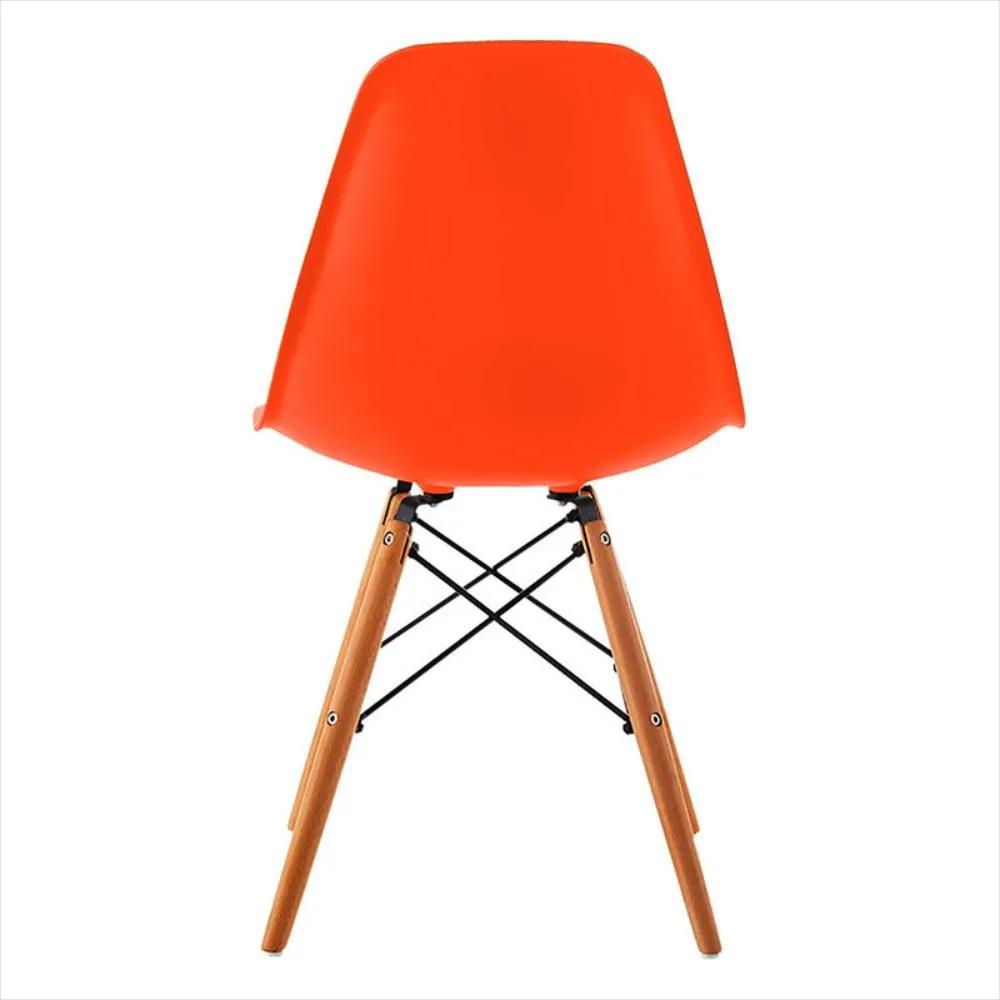 Silla Auxiliar Tradicional En Polipropileno Naranja 0629 Ekono img #2