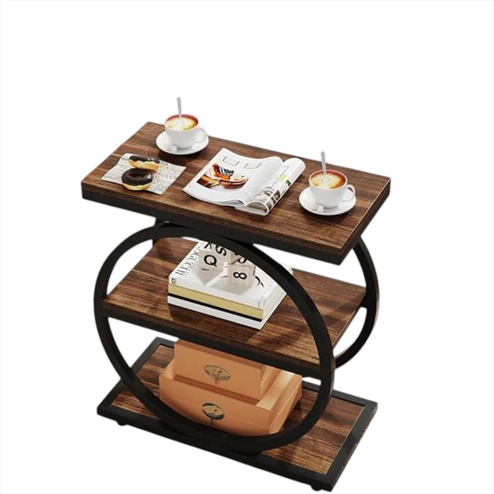 Mesa Lateral 3 Niveles Ym 135 Color Madera img #2