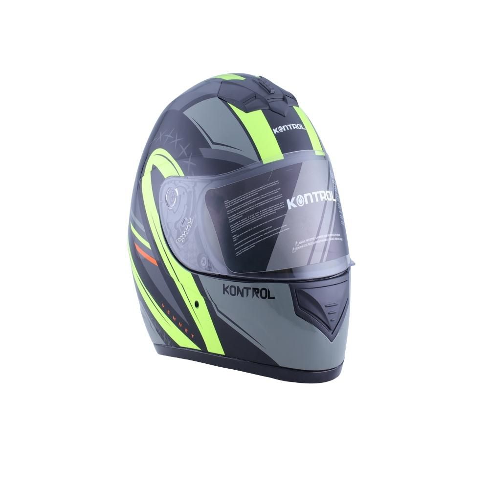 Casco Para Moto KONTROL 878 Vennet Amarillo img #4