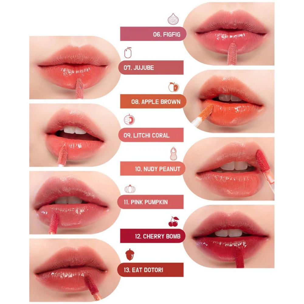 Maquillaje Para Labios Rom&Nd Juicy Lasting Tint 28 Bare Fig Tinta De Labios img #5