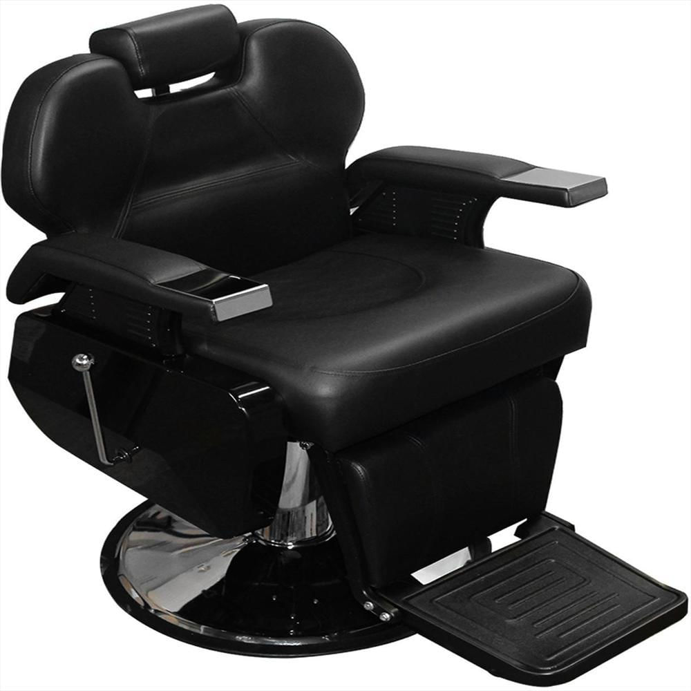 Sillon Silla Barbero Barberia Peluqueria Estetica Hidráulico Negro img #1