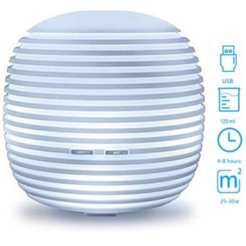 Difusor Aromas Esencias Luz Led Usb Aceites Aromaterapia