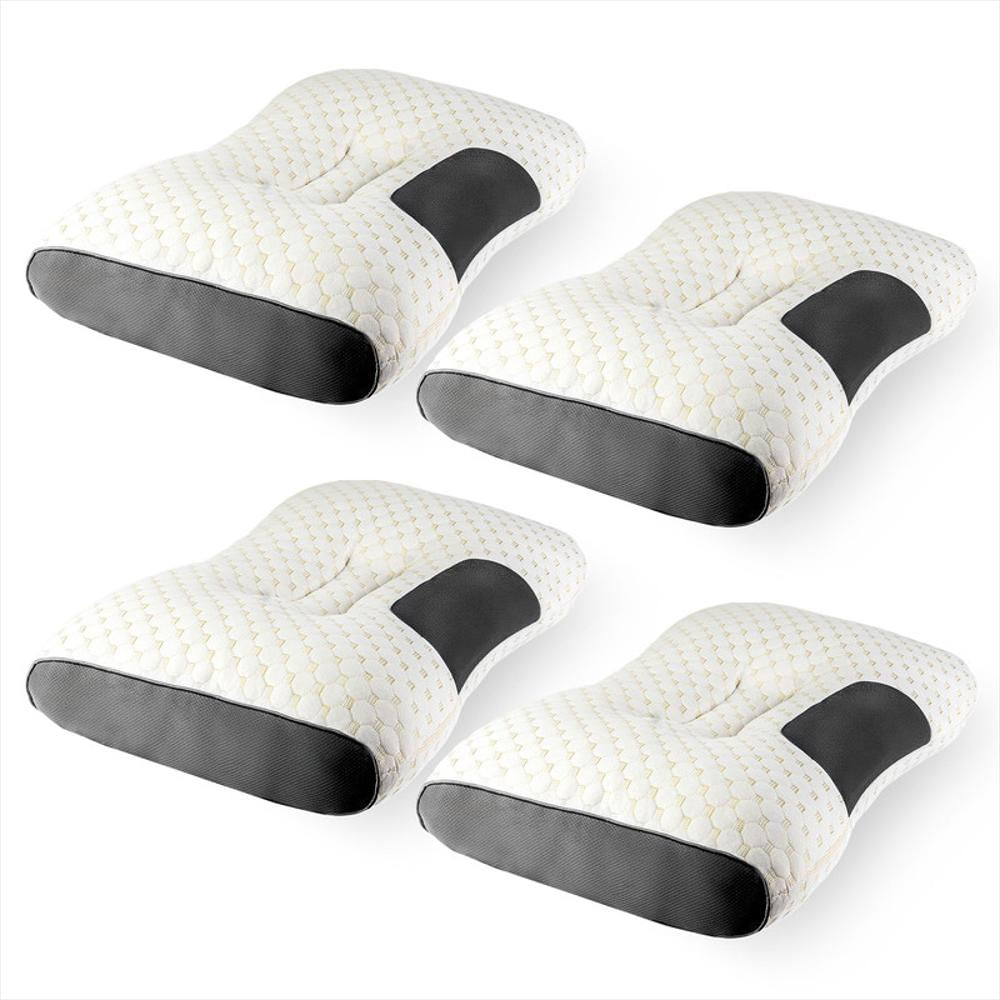 Set X4 Almohada Cervical Ortopédica Con Soporte Ergonómico
