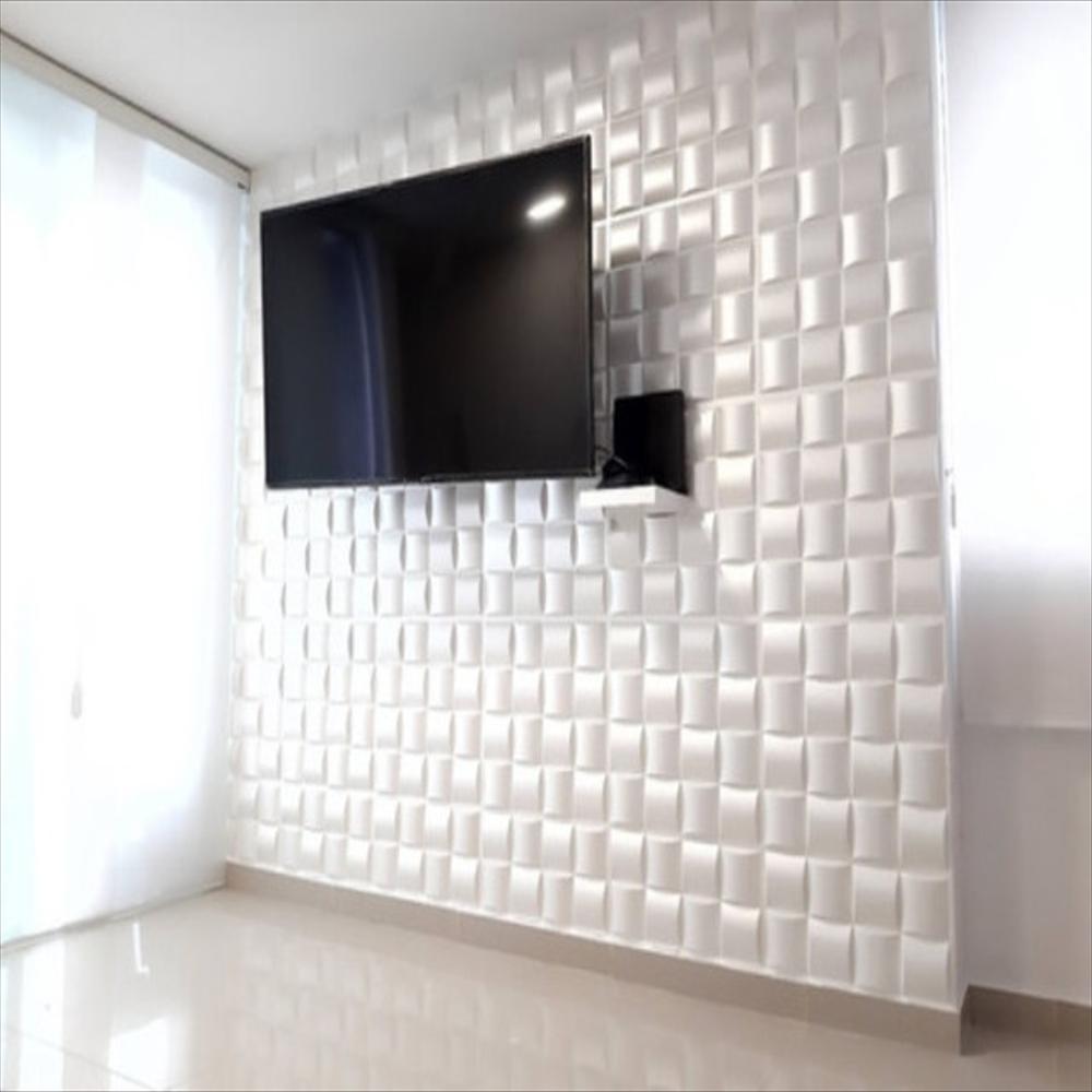 Panel Pared 3D Pvc Cubos X Mt2 (4 Piezas De 50Cm X 50Cm) img #2