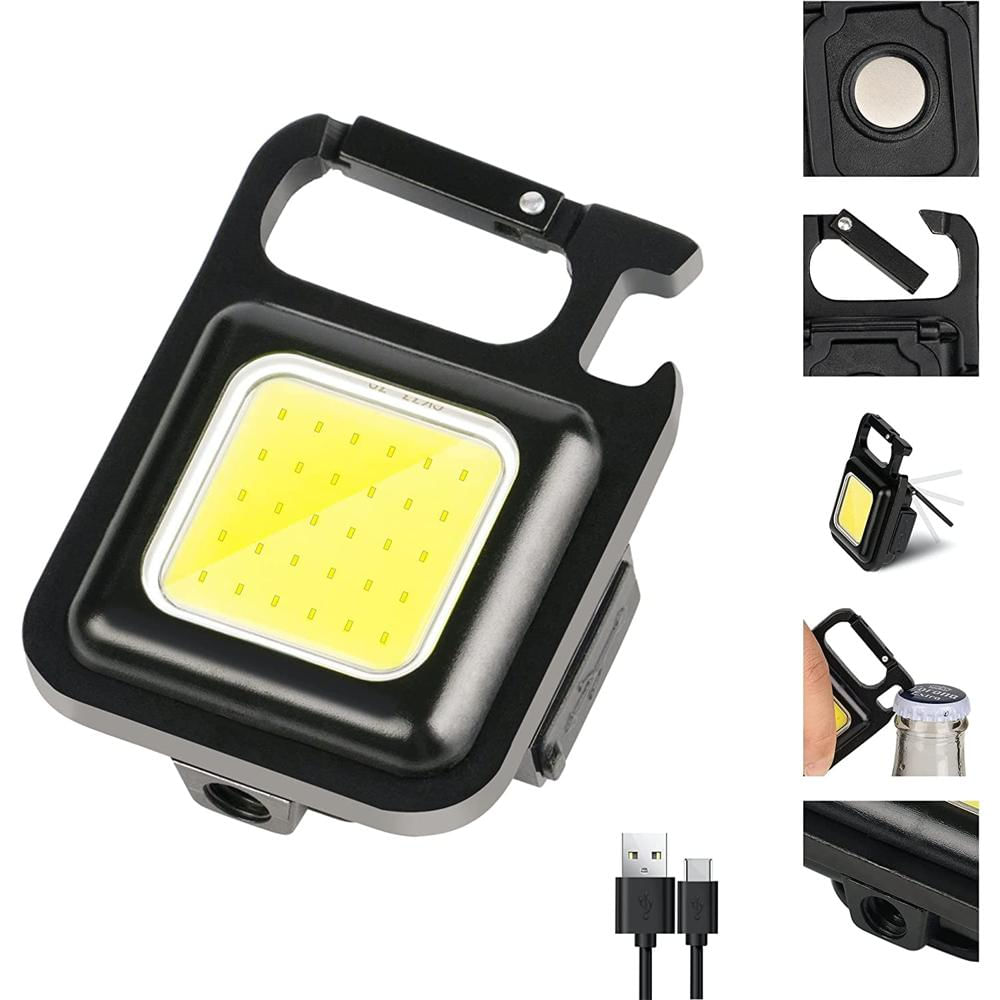 Mini Linterna Llavero Led Recargable Usb Camping Lampara img #2