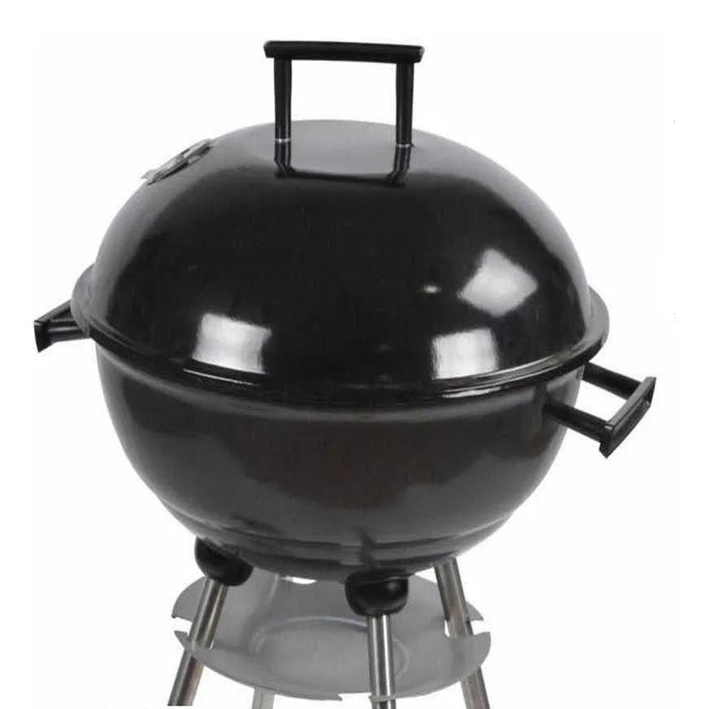 Asador A Carbón 46 Cm Fácil De Transportar Práctico Color Negro img #3