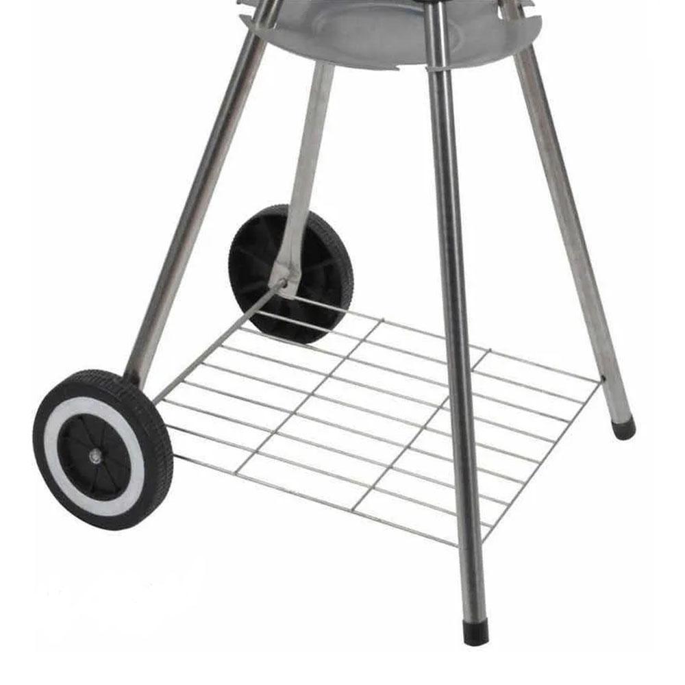 Asador A Carbón 46 Cm Fácil De Transportar Práctico Color Negro img #4
